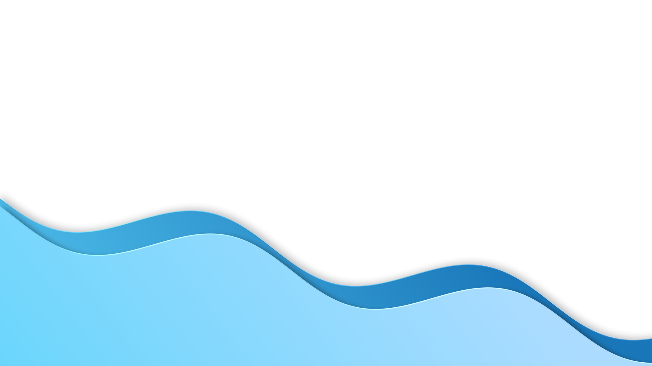 White Background with Blue Wave